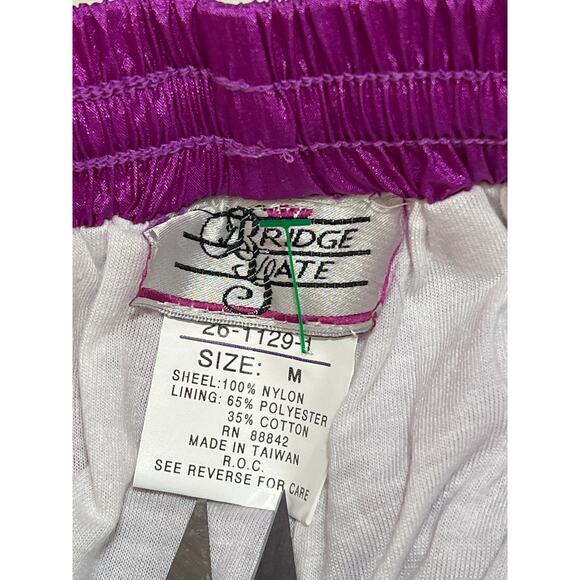 Vtg Bridge Gate Adult Medium Nylon Track Pant Parachute Baggy Lined Retro Disco - Picture 4 of 8